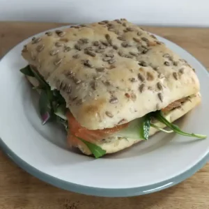 Broodje zalm